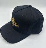 Black "Radio Co" Bat Hat